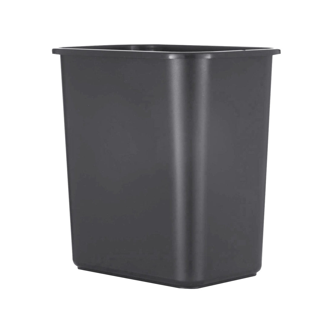 2.11 Gallon Slim Wastebasket, Fits Under Desk & Narrow Spaces, Office/Home/Dorm, Black (8L)