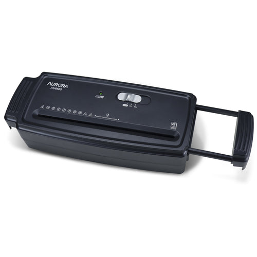 Aurora AU660S 6-Sheet Strip-Cut Paper & Credit Card Shredder, Portable with Extendable Arm (No Wastebasket)