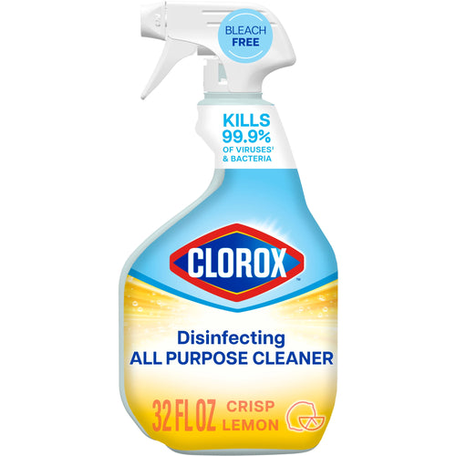 Clorox Disinfecting Bleach-Free All-Purpose Cleaner, Crisp Lemon, 32 fl oz