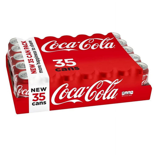 coca-cola drink cans, 12 fl. oz. (pack of 35)