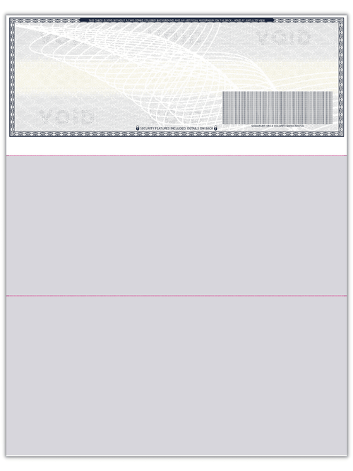 Compuchecks High Security Blank Check Stock, QuickBooks Compatible, Dark Blue Art Deco, 500 Count