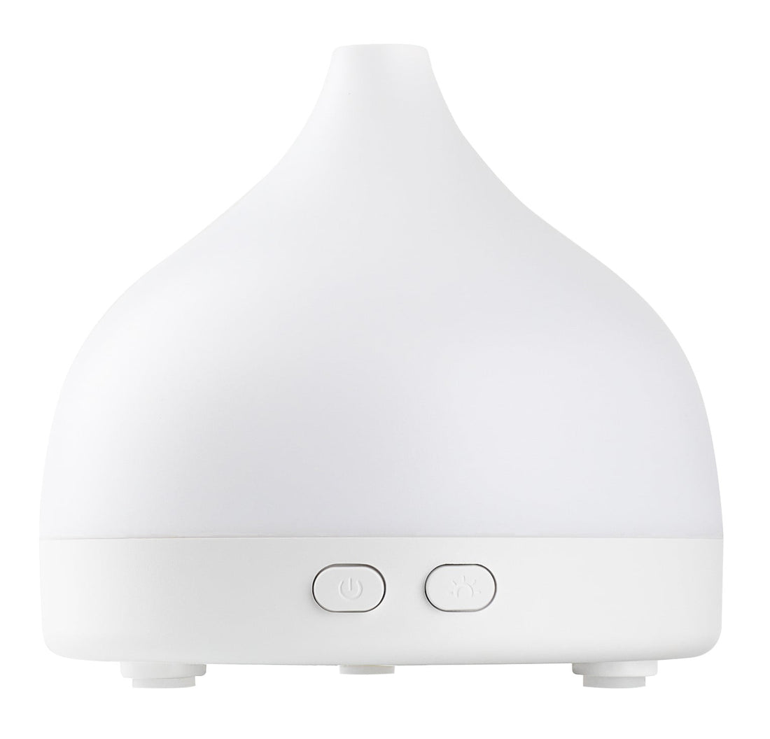 Mainstays Teardrop Fan Oil Diffuser with Color-Changing LED Light
