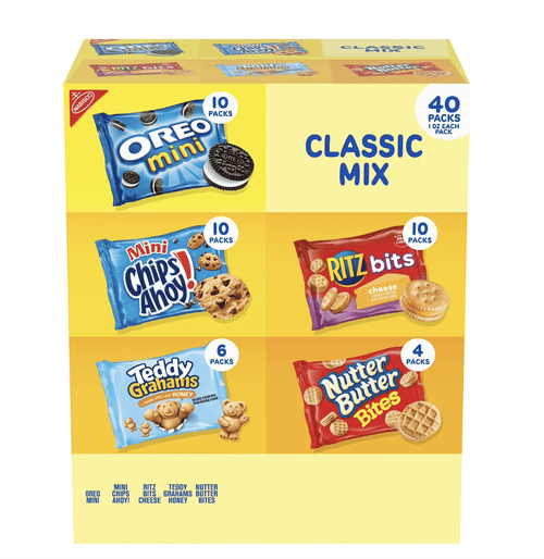 Nabisco Classic Mix Cookie & Cracker, Variety Pack, 40 pk.