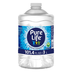 Pure Life Purified Water, 3 Liter, Single Plastic Jug