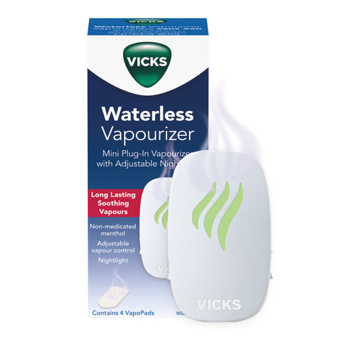 Vicks Plug-in Waterless Vaporizer with Nightlight, V1750