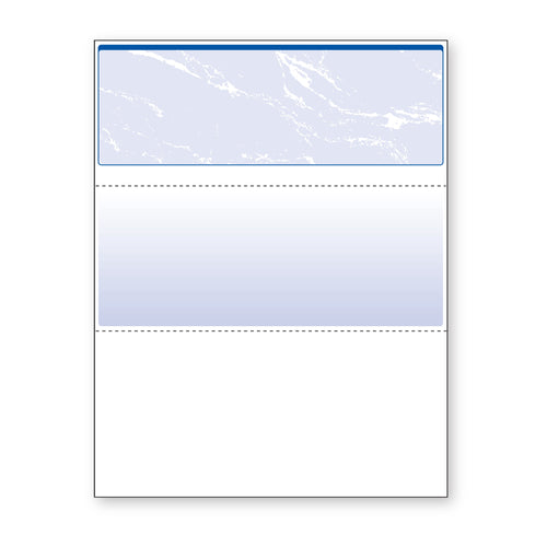 DocuGard Standard Marble Top Blue Security Checks, 8.5 x 11, 2500 Sheets (Carton 5x500) - view 6
