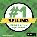 Scotch Magic Tape, 3/4" x 1000", 6 Rolls with Dispenser