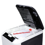 Aurora GB Commercial Grade 200-Sheet Auto-Feed Micro-Cut Paper Shredder with Pullout Basket
