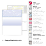 DocuGard Standard Marble Top Blue Security Checks, 8.5 x 11, 2500 Sheets (Carton 5x500) - view 3