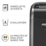 Fellowes Powershred 79Ci 16-Sheet Cross-Cut Shredder - view 5