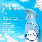 Febreze Air Mist Air Freshener Spray, Linen & Sky Scent, 8.1oz, 2 Count