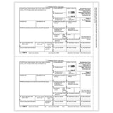 1099-R Recipient Copy C 2-Up. Pack of 50 Sheets, 100 Forms
