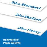 Hammermill Printer Paper, 20 lb Great White 30% Recycled, 8.5" x 11", 5000 Sheets Total (500 per Pack)