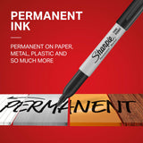 Sharpie Permanent Markers, Fine Point, Assorted, 12-Pack - view 2