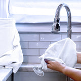 Tear-N-Clean Reusable Microfiber Cleaning Towels on a Roll, 50 Count, White - view 3