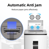 QUIETLEMON 200-Sheet Auto-Feed Micro-Cut Paper Shredder, P-5 High Security, 5.8-Gal Bin, Anti-Jam - view 4