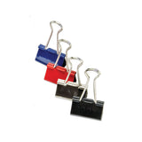 ACCO Binder Clips, Assorted Sizes & Colors, 90-Count (3-Pack)