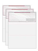 Compuchecks High Security Blank Check Stock, QuickBooks Compatible, Grey/Red Art Deco, 500 Count