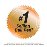 BIC Round Stic Xtra Life Ballpoint Pen, Medium Point, 1.0 mm, Black Ink, 144 Count