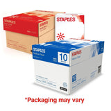 Staples Select Copy Paper, 8.5" x 11", 20 lb, 94 Bright, White, 10-Ream Case (5,000 Sheets)