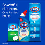 Clorox Toilet Bowl Cleaner Clinging Bleach Gel, Crisp Lemon, 24 fl oz - view 6