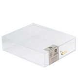 Pen+Gear Acrylic Paper Tray with Drawer, 3.54" x 10.47" x 13.5", Clear