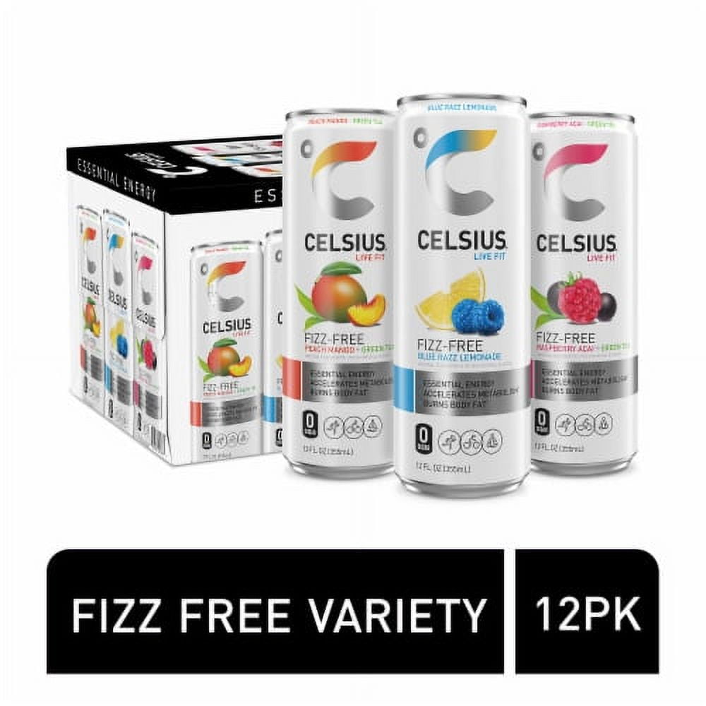 2X - CELSIUS Fizz Free Energy Drink Variety Pack