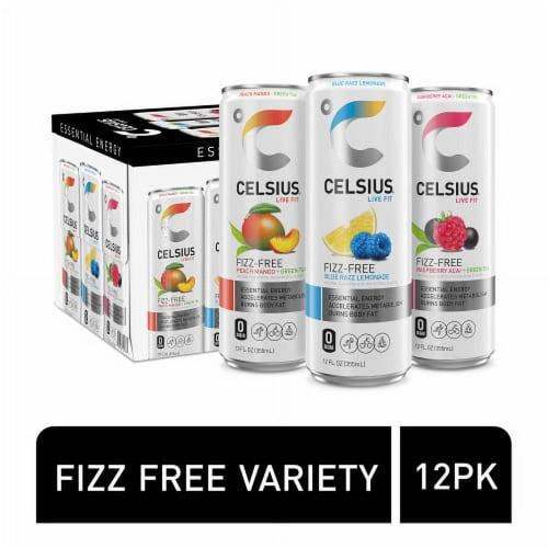 2X - CELSIUS Fizz Free Energy Drink Variety Pack