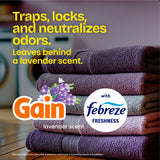 Glad ForceFlex Tall Kitchen Drawstring Trash Bags, 13 Gallon, Gain Lavender with Febreze Freshness, 120 Count - view 4