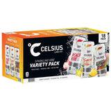 Celsius Sparkling Energy Drink, Vibe Variety Pack, 12 Fluid Ounce (Pack of 18)