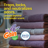 Glad ForceFlex Tall Kitchen Drawstring Trash Bags, 13 Gallon, Gain Lavender with Febreze Freshness, 120 Count