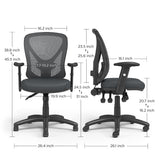 Staples Carder Mesh Task Chair, Black (24115-CC)