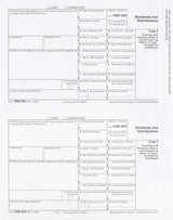 Formularios fiscales 1099-DIV de 4 partes, edición 2025: Kit para 25 proveedores de 4 partes, paquete económico de formularios láser completos para dividendos y distribuciones, compatible con QuickBooks y software de contabilidad