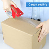 Heavy Duty Transparent Packing Tape with Dispenser, 6 Rolls (360 yd Total), 1.88 in x 60 yd