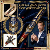 QLUEWX 5.9" 250th Anniversary Ballpoint Pen, Independence Day Commemorative Ballpoint Pen 4th of July Decorations, 250th Anniversary Merchandise, 250th Anniversary Gifts for Boys & Girls