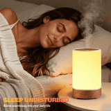 Essential Oil Diffuser, 7-Color LED Night Light, Auto-Off Timer, Portable Cool Mist Humidifier