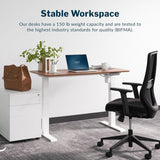 Vari Essential Electric Standing Desk, 48 x 24 in, Hazel Wood