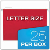 Pendaflex Hanging File Folders, Letter, Assorted Colors, 25 Pack - view 3