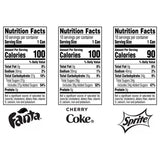 Coca-Cola Flavors Mini Cans Variety Pack 7.5 Fluid Ounce (Pack of 30)