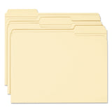 Smead Reinforced Tab Manila File Folders, 1/3-Cut, Letter, 100-Box - view 2