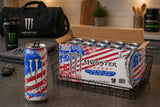 Monster Energy Ultra Sugar Free, Red White & Blue Razz, 16 fl oz, 18 Pack