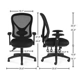 Staples Carder Mesh Task Chair, Black (24115-CC)