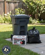 Primrose Plastics Contractor Trash Bags 42Gal Heavy Duty 3 Mil Black 20PACK