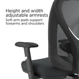 Staples Carder Mesh Task Chair, Black (24115-CC)
