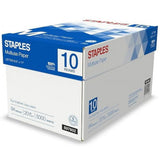 Staples Select Copy Paper, 8.5" x 11", 20 lb, 94 Bright, White, 10-Ream Case (5,000 Sheets) - view 2