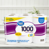 Great Value 1000 Sheets per Roll Toilet Paper, 12 Rolls - view 4