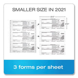 TOPS 1099-NEC 4-Part Continuous Tax Forms, 8.5 x 11 in, 24 Forms/Pack (Bundle of 5)
