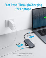 Anker 7-in-1 USB-C Hub, HDMI, USB-A, SD, PD Charging - view 3