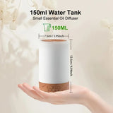 Essential Oil Diffuser, 7-Color LED Night Light, Auto-Off Timer, Portable Cool Mist Humidifier - view 5