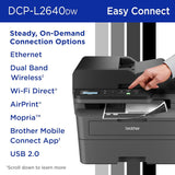 Brother Wireless DCP-L2640DW Compact Monochrome Multi-Function Laser Printer with Print, Copy and Scan, Duplex and Mobile Printing (Sold without manufacturer warranty)